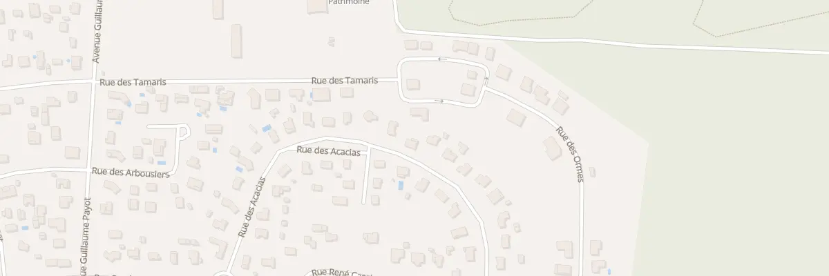Plan du 25 Rue des Acacias à Vendays-Montalivet