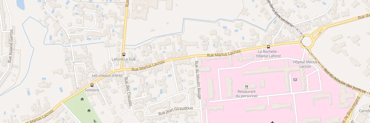 Plan du 206B Rue Marius Lacroix à La Rochelle