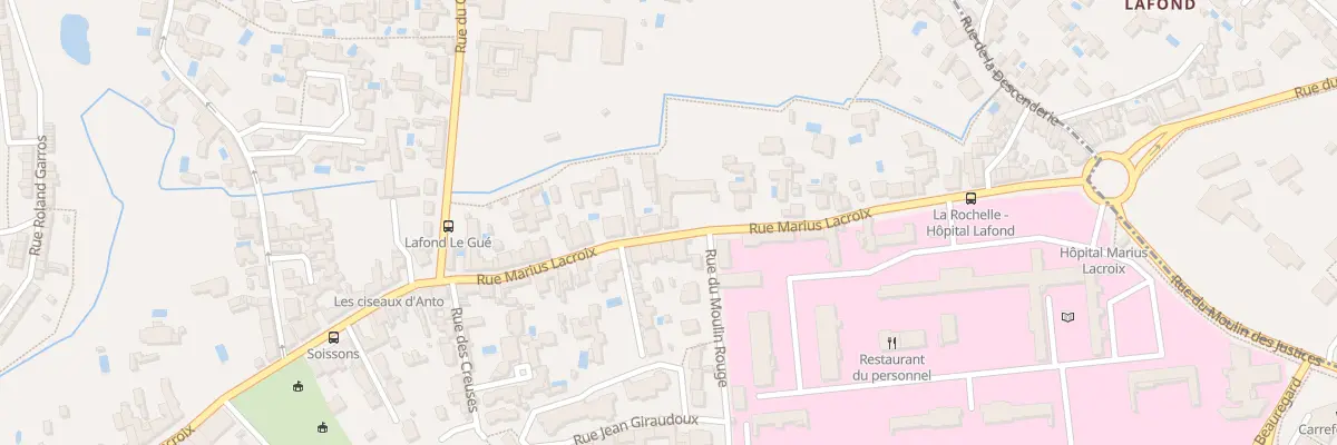 Plan du 119 Rue Marius Lacroix à La Rochelle