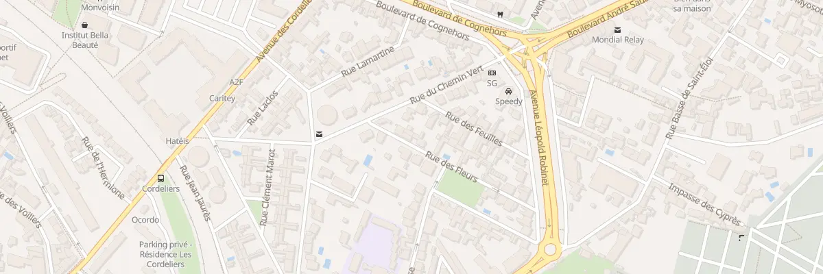 Plan du 5 Rue des Fleurs à La Rochelle