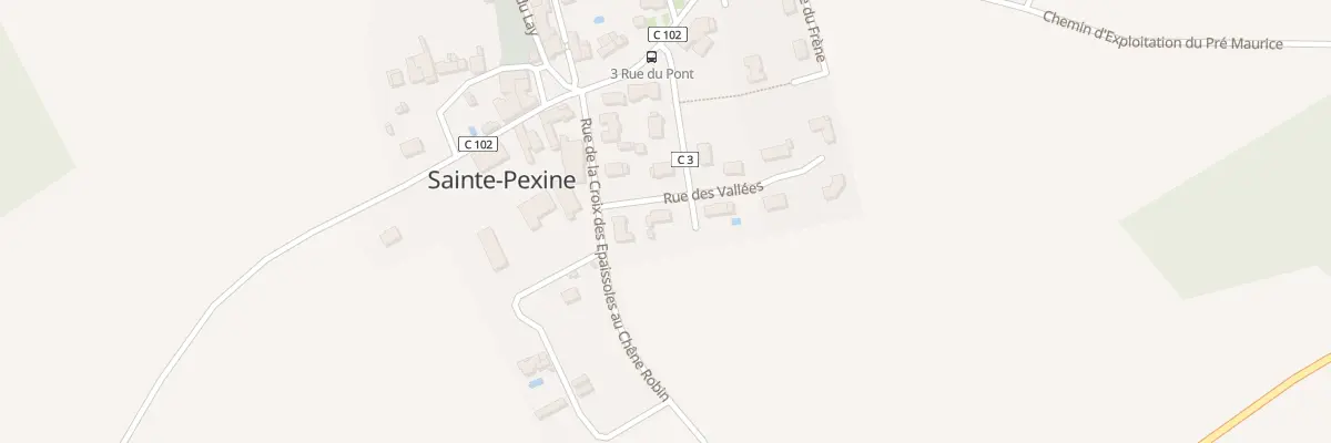 Plan du 4 Rue des Vallees à Sainte-Pexine