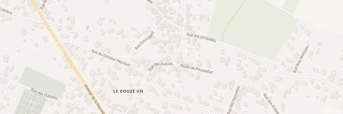 Plan du 26 Rue des Acacias à Bourcefranc-le-Chapus