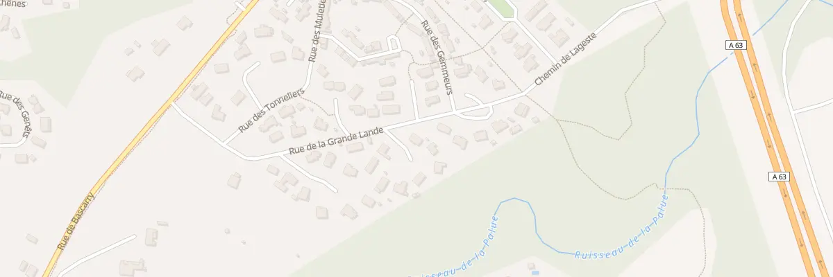 Plan du 43 Pl des Bergers à Castets
