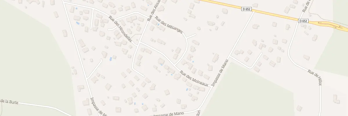 Plan du 132 Rue des Mesanges à Gastes