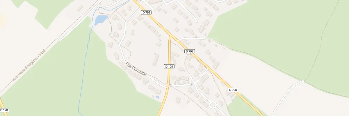 Plan du 1 Rue des Etangs à Luitré-Dompierre