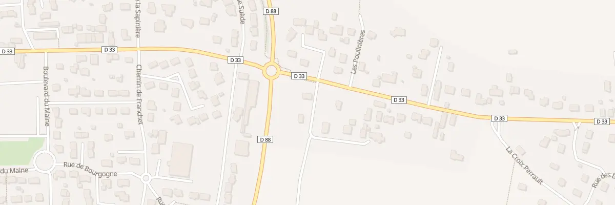 Plan du 2 Hameau des Poulinières à Argentré-du-Plessis