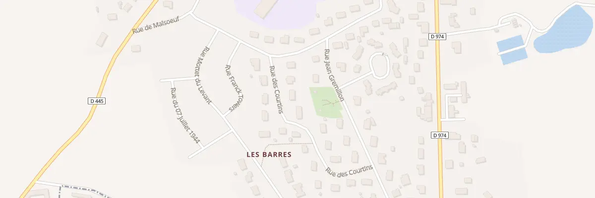 Plan du 3 Rue des Courtins à Saint-Jean-de-Daye