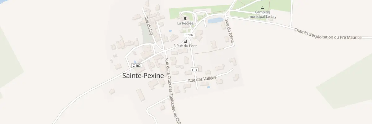Plan du 2 Rue des tilleuls à Sainte-Pexine