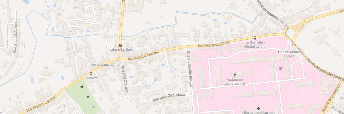 Plan du 204 Rue Marius Lacroix à La Rochelle