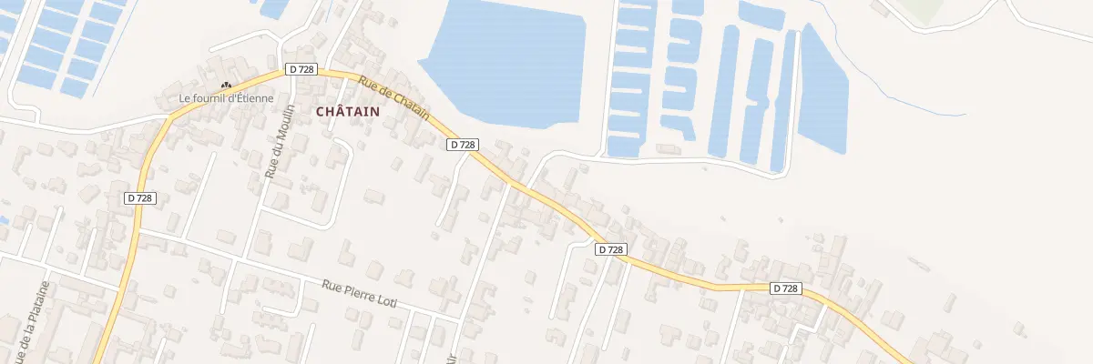 Plan du 2 Rue de la Sainceaudière à Bourcefranc-le-Chapus