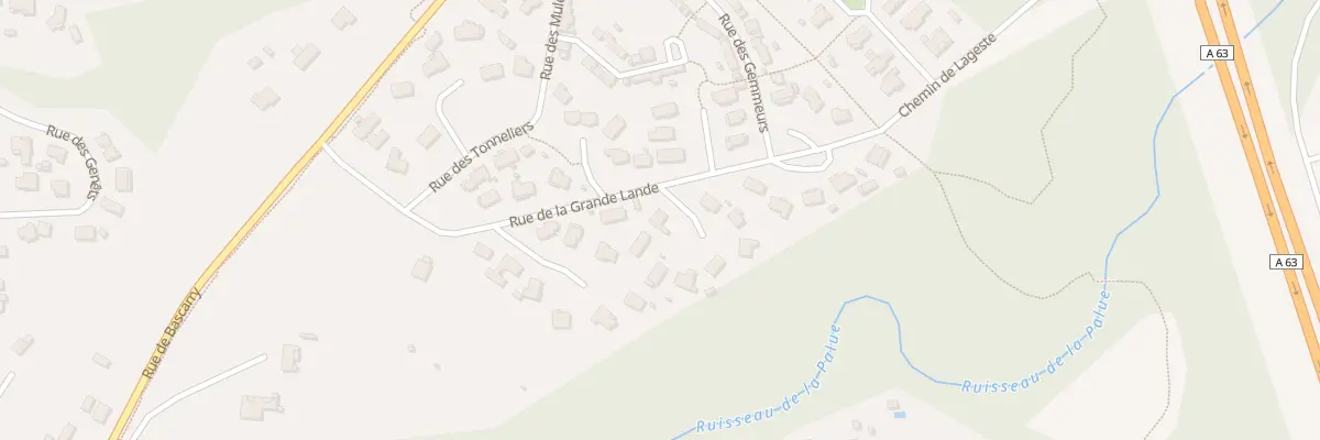 Plan du 60 Pl des Bergers à Castets