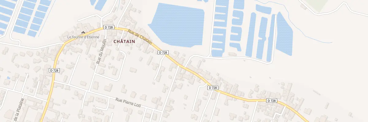 Plan du 48 Rue de Chatain à Bourcefranc-le-Chapus