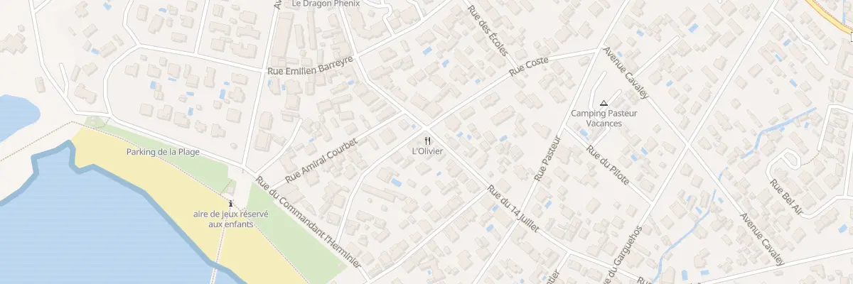 Plan du 30 Rue du Quatorze Juillet à Arès
