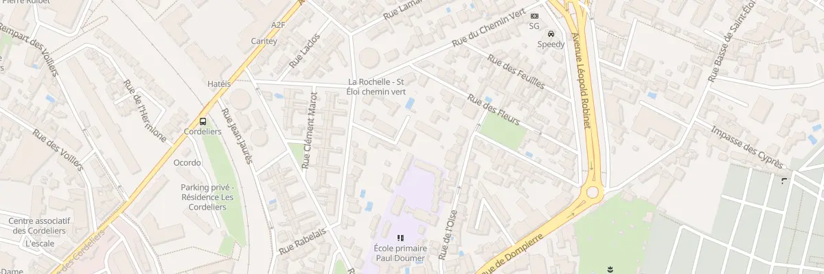 Plan du 25 Rue Pierre Corneille à La Rochelle