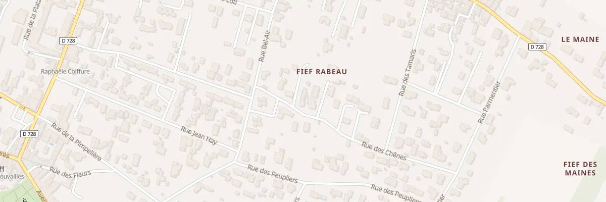 Plan du 8 Rue des Chênes à Bourcefranc-le-Chapus