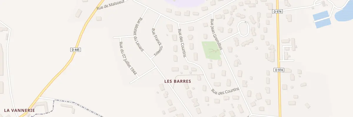 Plan du 8 Rue des Courtins à Saint-Jean-de-Daye