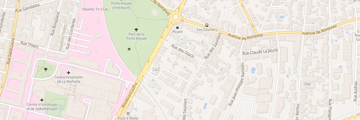 Plan du 10 Rue des Glacis à La Rochelle
