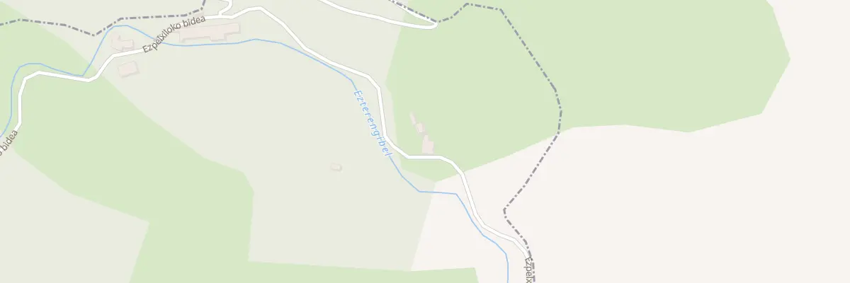 Plan du 1945 Ezpelxiloko Bidea à Estérençuby