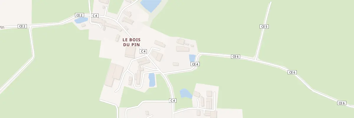 Plan du 401 Le Bois du Pin au Pin