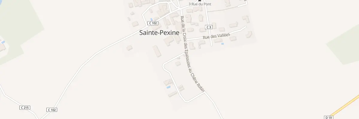 Plan du 6 Rue de la croix à Sainte-Pexine