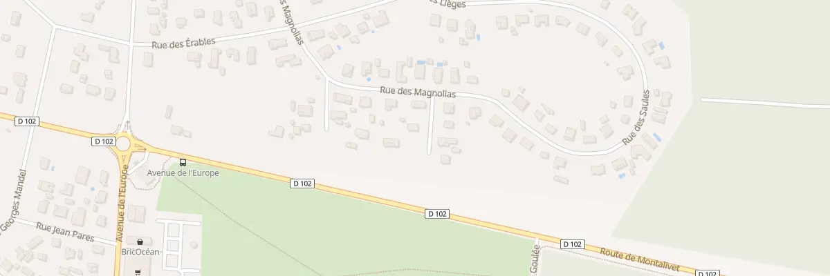 Plan du 4 Rue des Bouleaux à Vendays-Montalivet