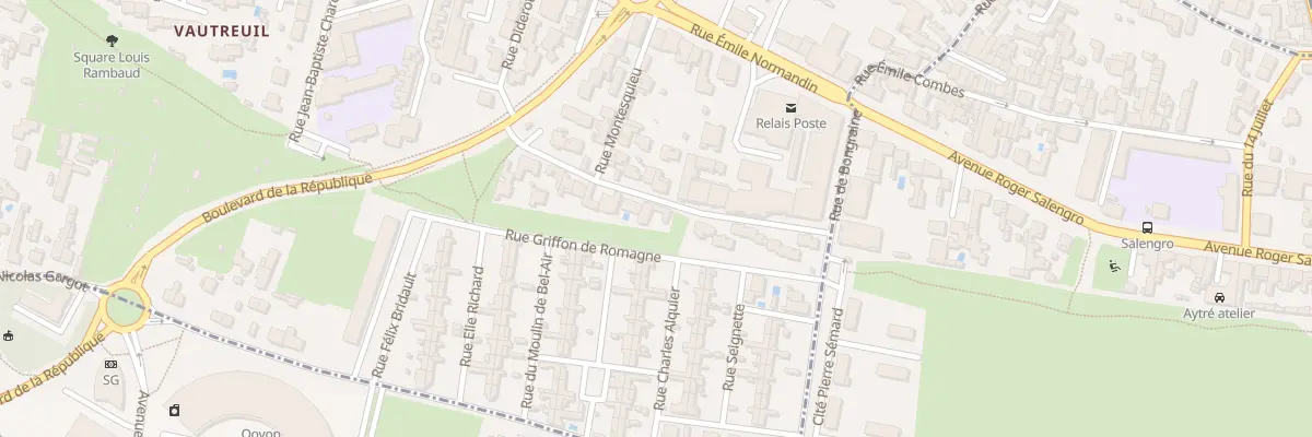 Plan du 17 Rue Jean-Jacques Rousseau à La Rochelle