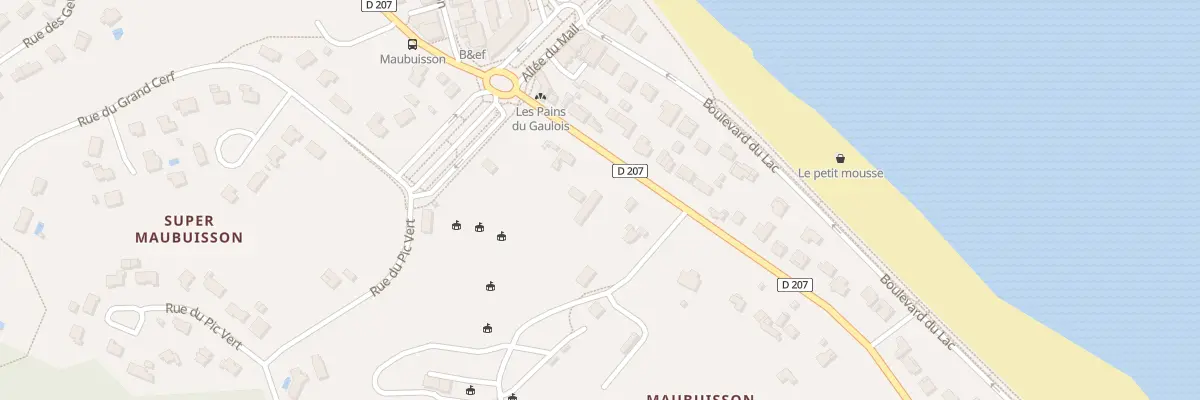 Plan du 89 Av de Maubuisson à Carcans