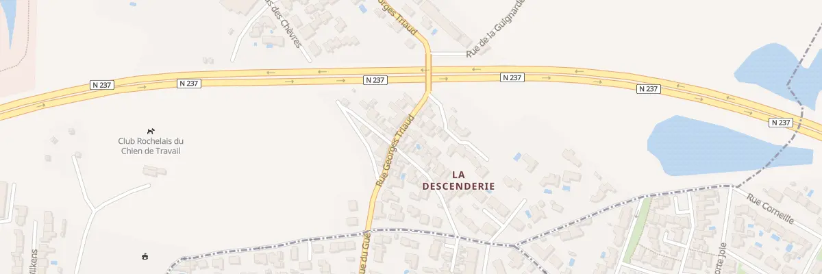 Plan du 23 Rue Georges Triaud à Lagord