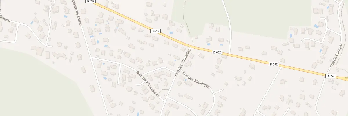 Plan du 36 Rue des Alouettes à Gastes