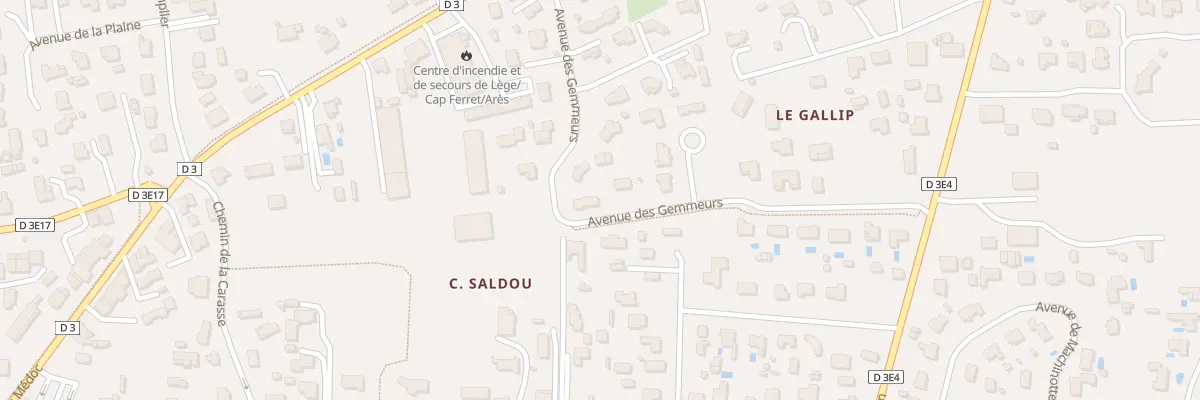 Plan du 15B Av des Gemmeurs à Lège-Cap-Ferret