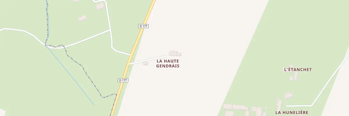 Plan du 23 La Haute Gendrais à La Bazouge-du-Désert