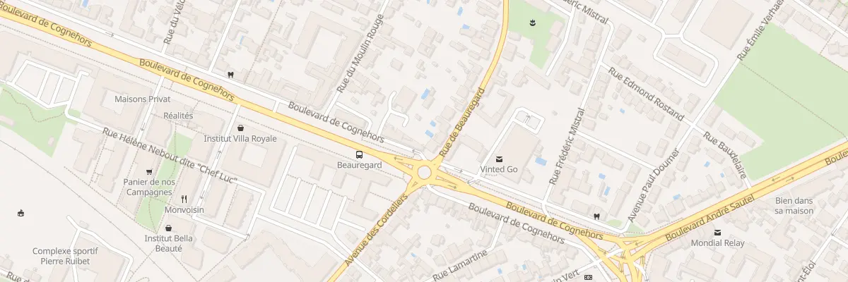 Plan du 1 Rue de Beauregard à La Rochelle