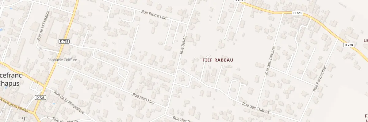 Plan du 25 Rue Bel-air à Bourcefranc-le-Chapus