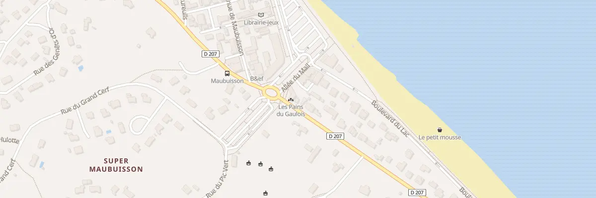 Plan du 126 Av de Maubuisson à Carcans