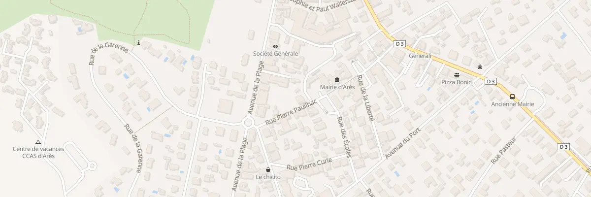 Plan du 1 Rue Pierre Pauilhac à Arès