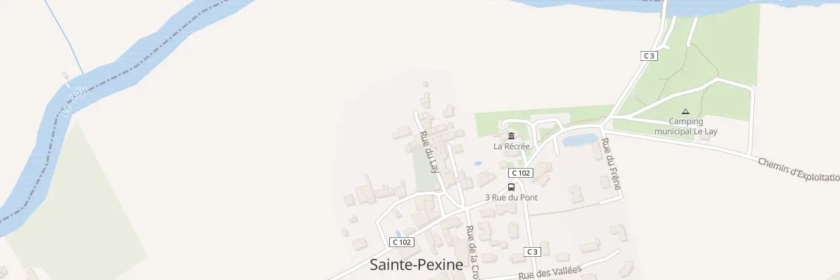Plan du 1 Rue du lay à Sainte-Pexine