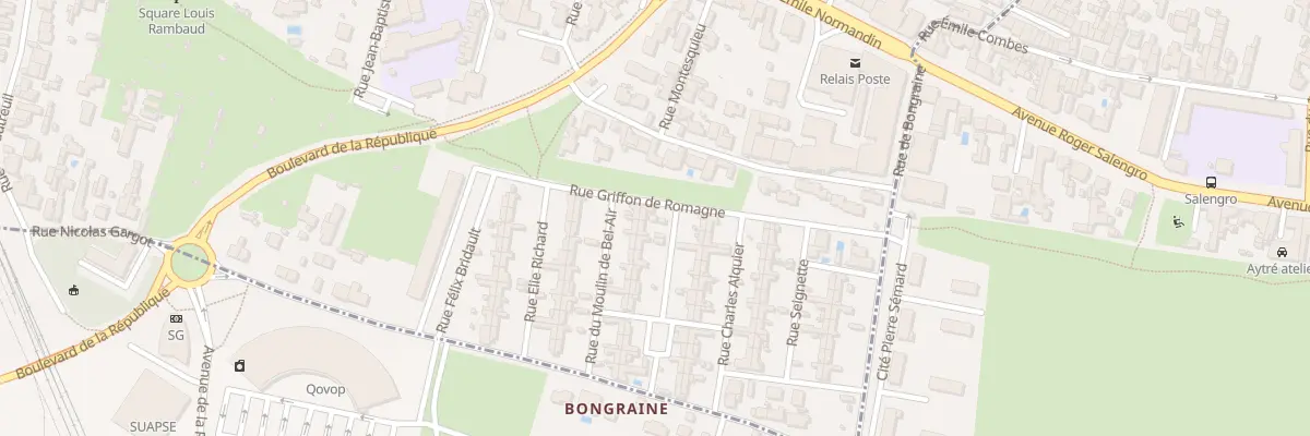 Plan du 2 Rue du Docteur Deletant à La Rochelle