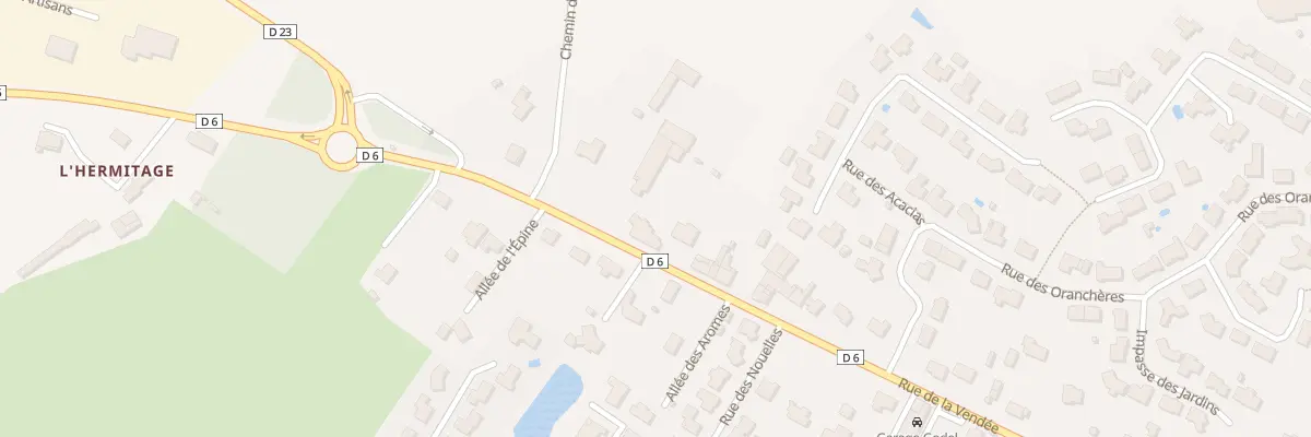 Plan du 72 Rue de la Vendée à Bazoges-en-Paillers