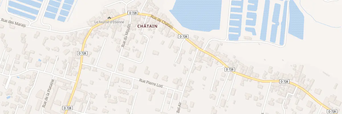 Plan du 45 Rue de Chatain à Bourcefranc-le-Chapus