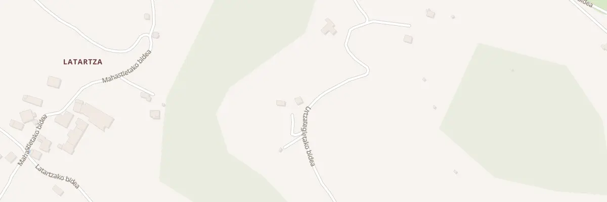 Plan du 485 Urtzategietako bidea à Lecumberry