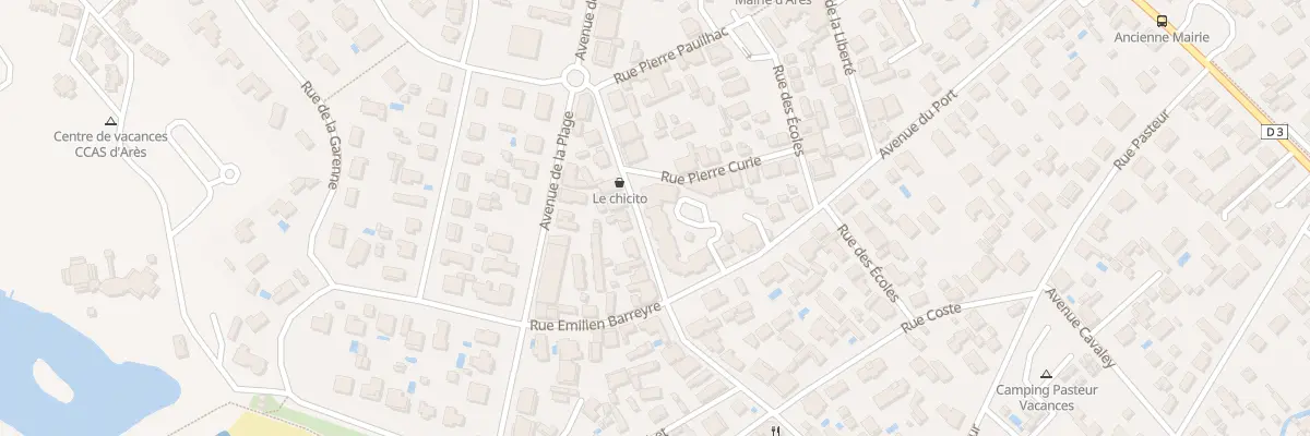 Plan du 7 Rue du Quatorze Juillet à Arès