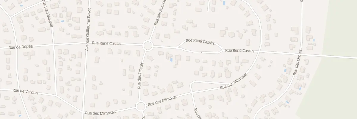 Plan du 18 Rue René Cassin à Vendays-Montalivet