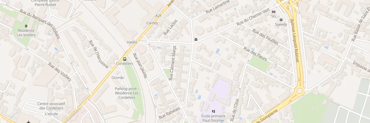 Plan du 22 Rue Pierre Corneille à La Rochelle