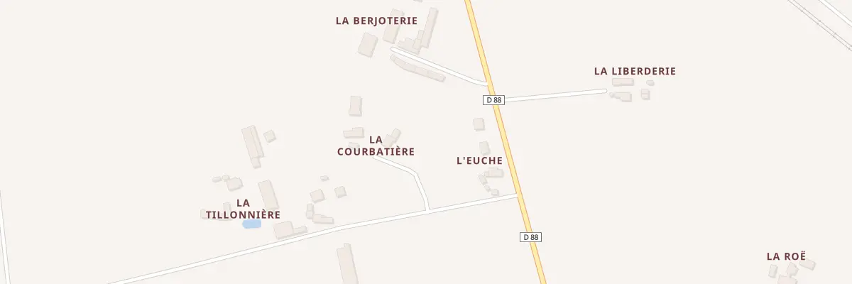 Plan du 5359 La Courbatiere à Gennes-sur-Seiche