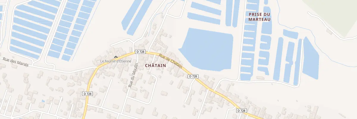 Plan du 40 Rue de Chatain à Bourcefranc-le-Chapus