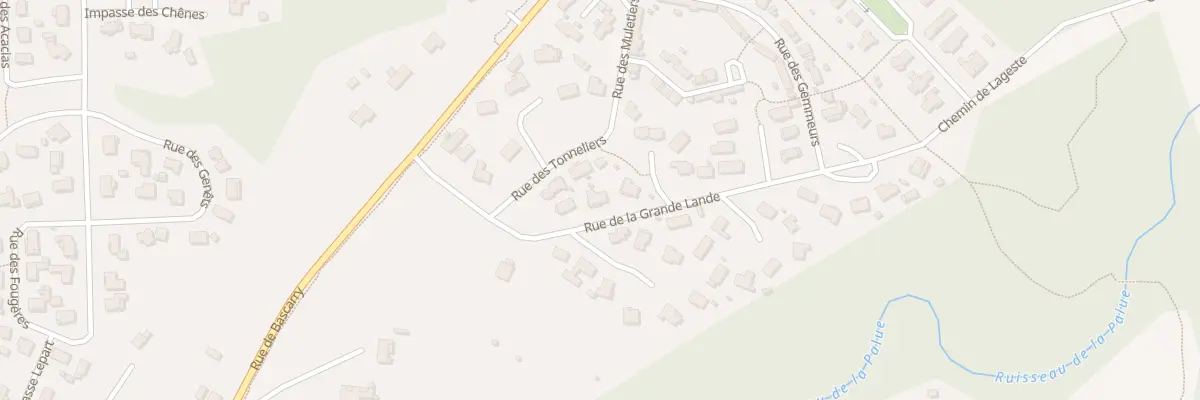 Plan du 173 Rue de la Grande Lande à Castets