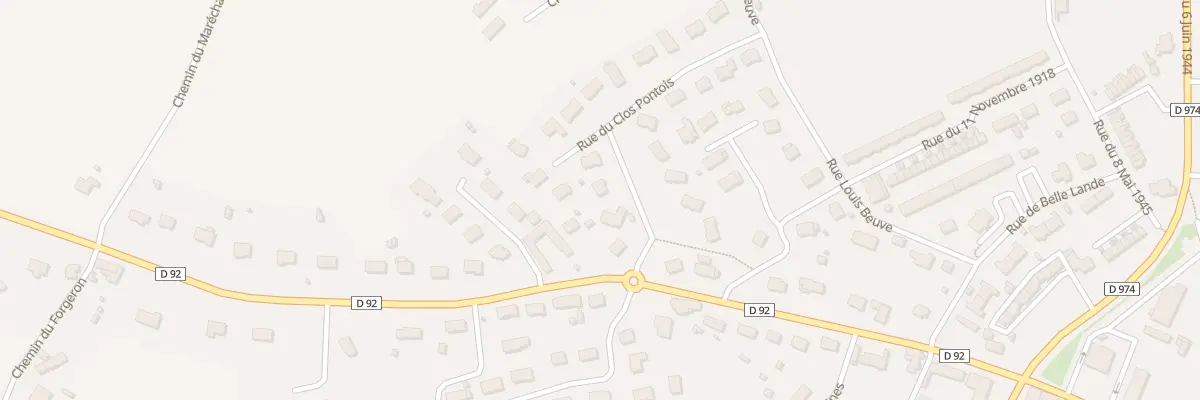 Plan du 5 Rue du Clos Pontois à Pont-Hébert