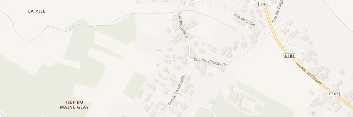 Plan du 4 Rue de Treuillebois à Arvert
