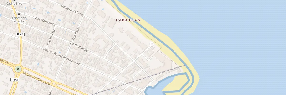 Plan du 1 Rue Jean Michelet à Arcachon