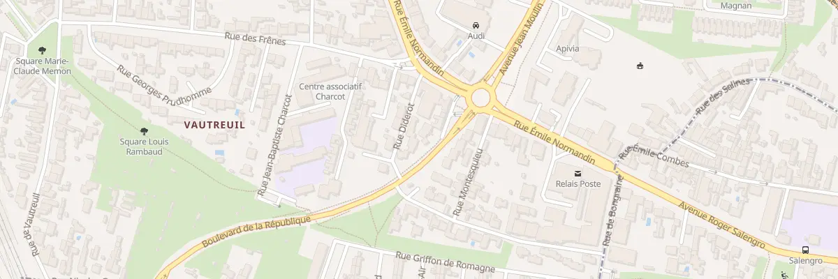 Plan du 21 Rue Diderot à La Rochelle